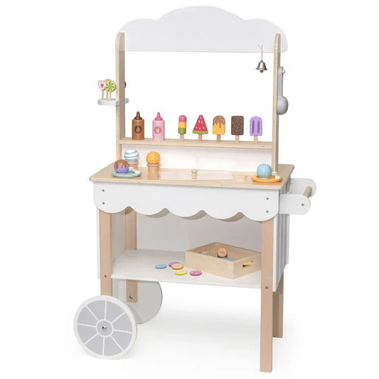 Wooden Ice Cream Cart