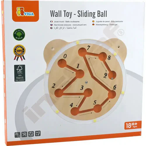 Wall Toy Sliding  Ball