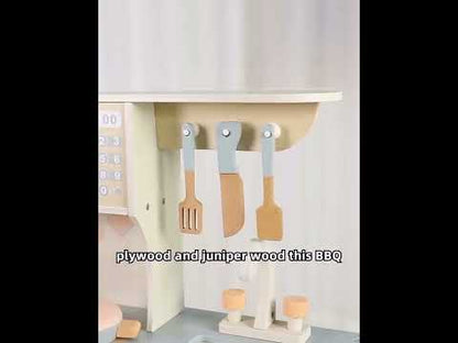 Wooden Kitchen For Kids Play