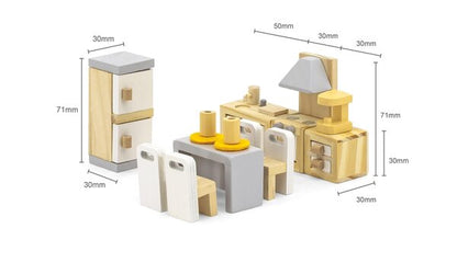 Doll House Furniture Kitchen & Dinning Room