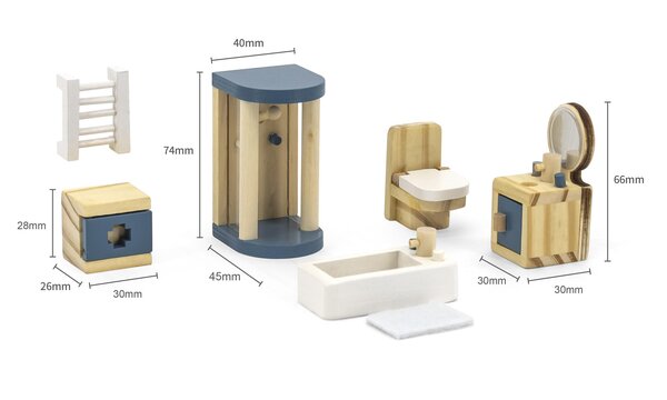 Doll House Furniture Bathroom
